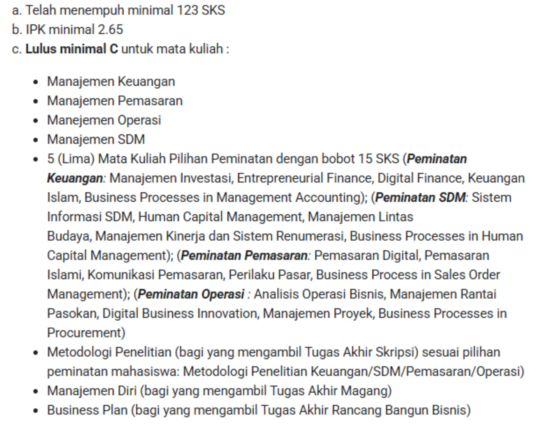 Ketentuan Ujian Susulan